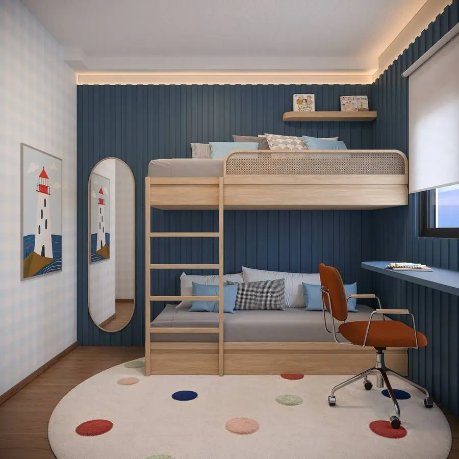 Quarto infantil do Caminho dos Alecrins Quarto infantil do apartamento do Caminho dos Alecrins