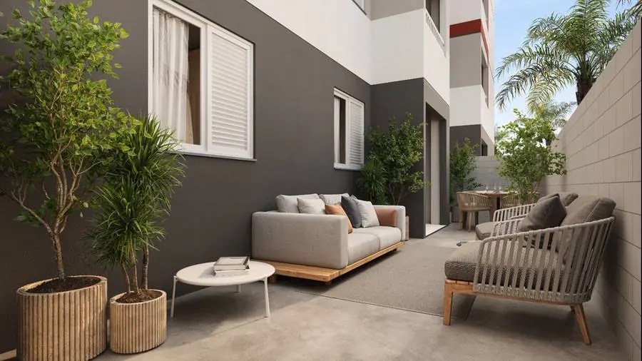 Varanda do apartamento do Caminho das Cerejeiras, MRV São José dos Campos